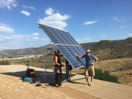 Absolutely Electric, Inc. - Little Hands Orphanage - Off Grid Solar Tracking Installation